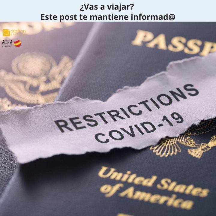 Restricciones COVID-19. Quiero viajar pero quiero estar&nbsp;informada.